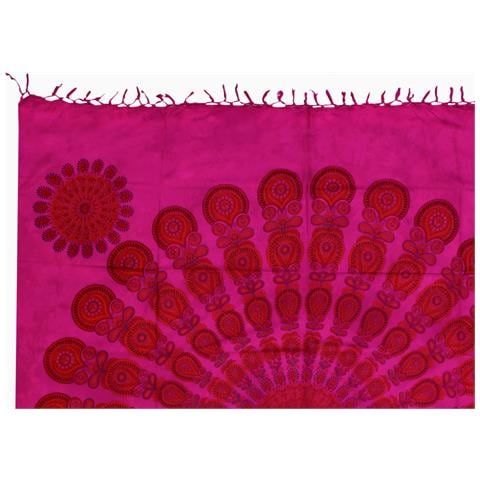 BIANCHERIAWEB Telo Mare Spiaggia Grande Antisabbia Parasole Modello Batik Pavone Pavone Fucsia BIANCHERIAWEB Telo Mare Spiaggia Grande Antisabbia Parasole Modello Batik Pavone Pavone Fucsia