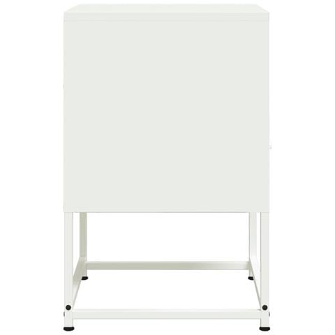 Comodini 2 Pz Bianchi 36x39x60,5 Cm In Acciaio - Foto 10