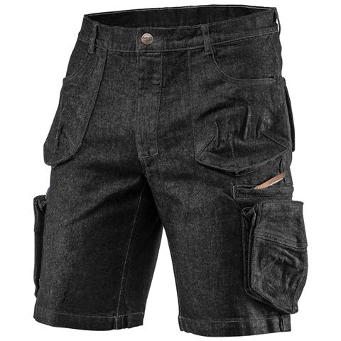 Pantaloncini Da Lavoro Denim, Neri, Taglia M - Foto 1