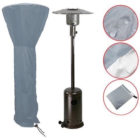 Copertura Impermeabile Per Riscaldatore Da Giardino E Patio Grey S - Foto 1