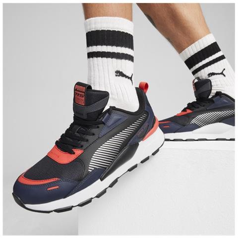 Rs 3.0 Active Red Sneakers Sintetico E Tessile Scarpe Uomo Nero Eu 41, 392609 16 - Foto 3