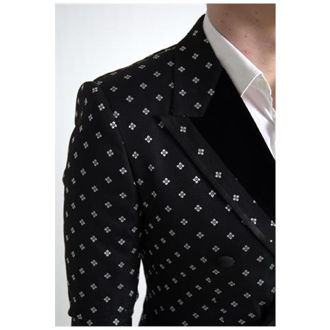 Blazer Doppiopetto Nero Slim Fit - It44 - S - Foto 5