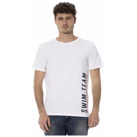 Maglietta In Cotone Bianco - Xxl - Foto 1