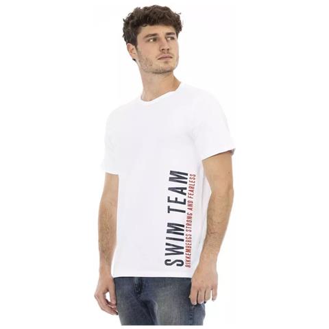 Maglietta In Cotone Bianco - Xxl - Foto 2