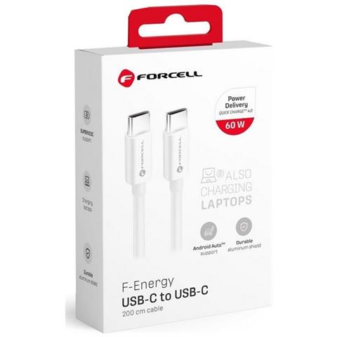 Cavo Dati E Ricarica Turbo Usb-c C338 2m Power Delivery 60w Per Smartphone Tablet - Foto 2