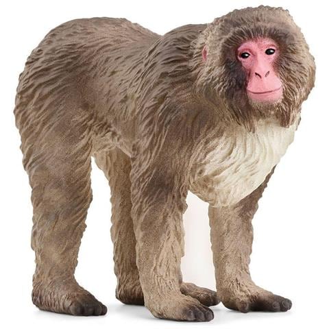 Wild Life 14871 Action Figure Giocattolo (Wild Life Japanese Macaque Toy Figure, 3 To 8 Years, Brown [ - Foto 1