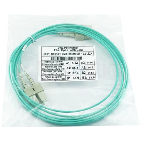 SFP3232EU10MK cavo InfiniBand e in fibra ottica 10 m SC Colore acqua - Foto 5