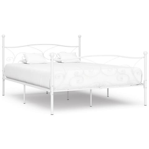 Lusso Casadino -  Giroletto Con Doghe Bianco In Metallo 180x200 Cm - Foto 2