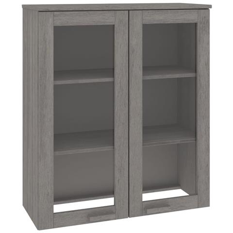 Lusso Casadino - Scaffale Per Credenza Grigio Chiaro 85x35x100 Cm Legno Di Pino - Foto 1