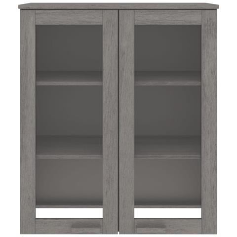 Lusso Casadino - Scaffale Per Credenza Grigio Chiaro 85x35x100 Cm Legno Di Pino - Foto 2