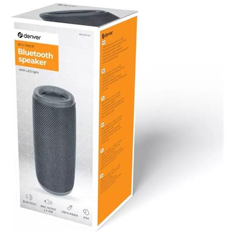 BTV-150GR altoparlante portatile e per feste Grigio 10 W - Foto 2