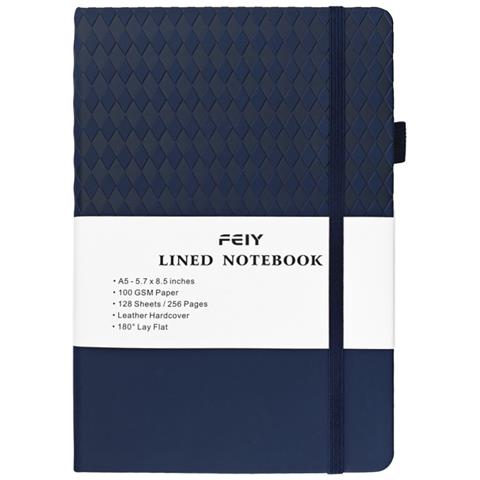Quaderno Semplice A5 Con Cinturino Blue - Foto 1