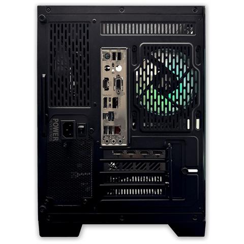 Pc Gaming Avanzato Gold Nero - I5-12400f, Rtx 3050 8 Gb, 16 Gb Ddr4, 1 Tb M2, Win11 - Pronto Per Giocare - Foto 5