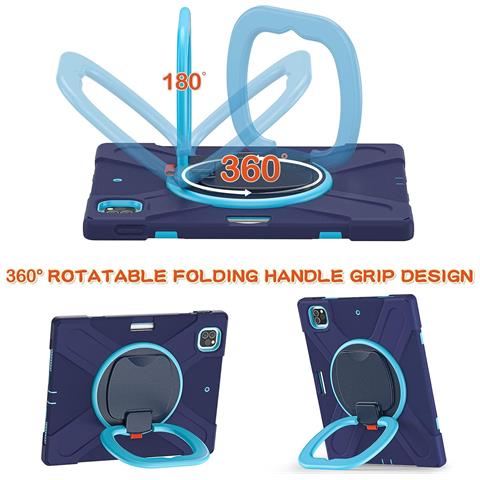 Custodia Per Ipad Pro 11"" Con Supporto E Tracolla Blu - Foto 2