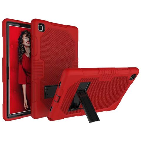 Custodia Per Samsung Galaxy Tab A7 10.4"" Armored Con Supporto Rosso - Foto 1