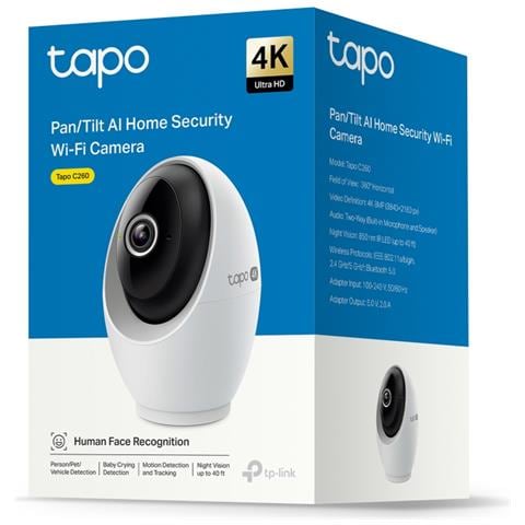 Tapo C260 Telecamera di Sicurezza IP Interno 3840 x 2160 Pixel Soffitto /Parete /Scrivania - Foto 4