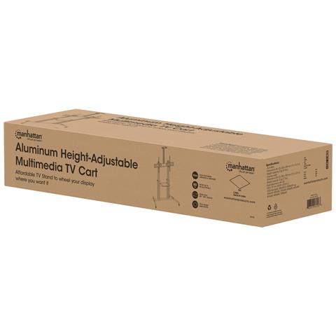 462563 Supporto TV a parete 2,54 m (100") Nero, Argento - Foto 12