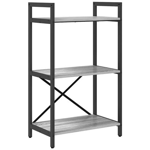 Libreria Grigio Sonoma 56 x 34 x 96 cm Legno multistrato - Foto 1