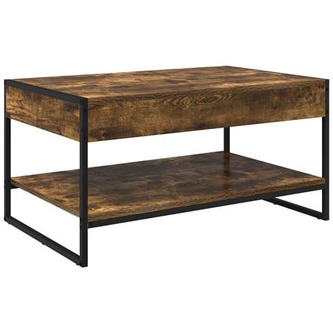 Tavolino da salotto Quercia Fumosa 80 x 50 x 40 cm - Foto 1