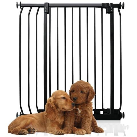 Bettacare Cancelletto Per Cani Elite Extra Alto, 80cm - 89cm, Nero Opaco, Extra Alto Con 100cm Di Altezza - Foto 1