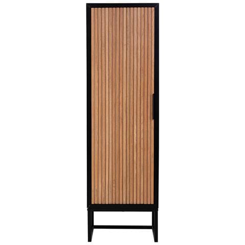 Armadio A 1 Anta In Legno E Metallo, 40,5x37x139,5h Cm - Foto 2
