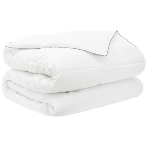 Piumino Letto Estivo Bianco 220 x 240 cm Fibra di bambù - Foto 1