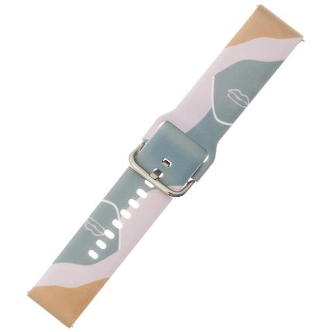 Cinturino Moro In Silicone Per Samsung Galaxy Watch 46 Mm, Bracciale Per Orologio 17 - Foto 2