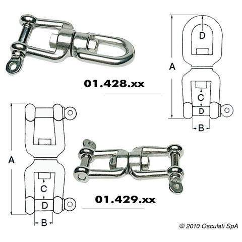 Girella inox grillo / grillo 13 mm - Foto 1