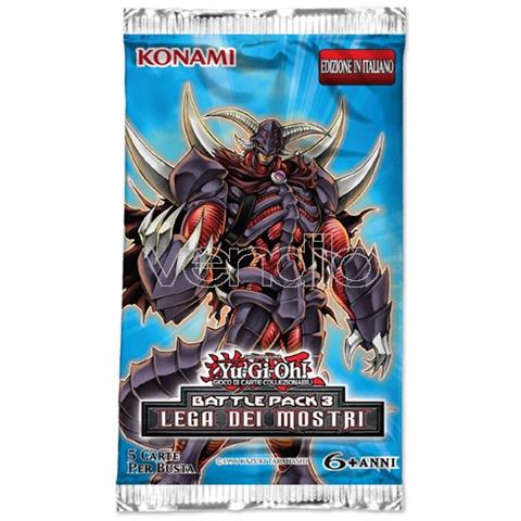 Carte Yu-Gi-Oh! Battle Pack 3 Lega dei Mostri 36 Buste  - Foto 2