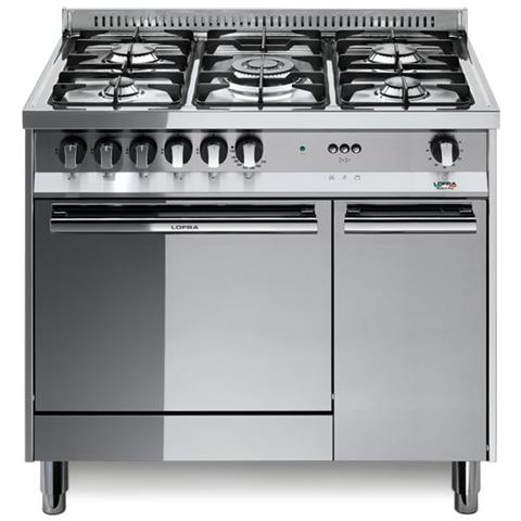 Cucina Elettrica MR96GV / C Fuochi a Gas Forno Gas Ventilato Dimensione 90 x 60 cm Colore Inox - Foto 2