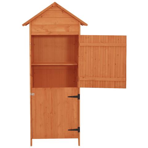 Armadietto da Giardino Marrone 42,5x64x190 cm - Foto 2