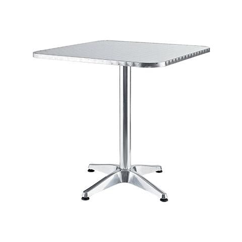Tavolo In Alluminio Quadrato 60x60 H70cm 780/49 - Foto 2