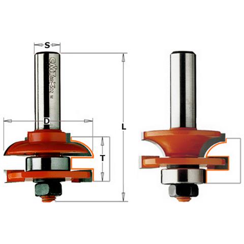Set Frese X Incastri M+f Hw D=44.4x22 S=8 (a) 991.001.11 - Foto 1