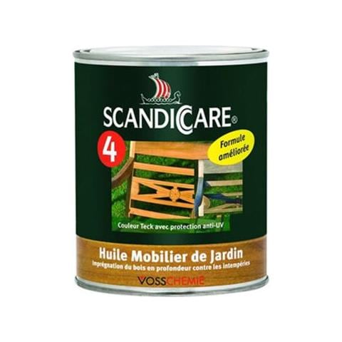 Olio Per Mobili Da Giardino 1 Litro Con Protezione Uv Olio Protettivo Per Legno Esterno - Foto 1