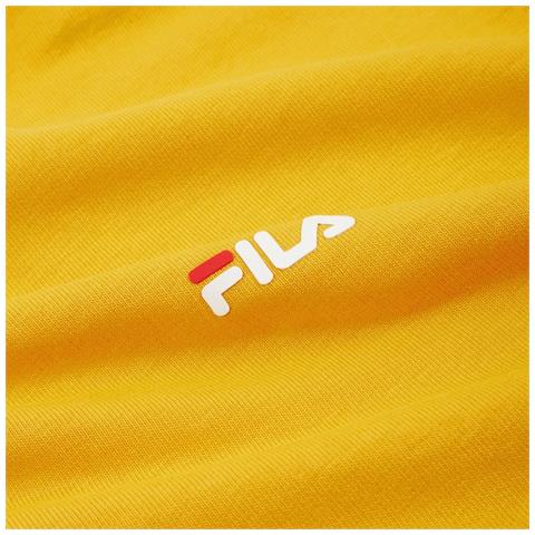 Maglia Maglie Felpa Donna Fila Tivka Crew Sweat 682326 589 Cotone Original Ai Taglia L Colore Giallo - Foto 4