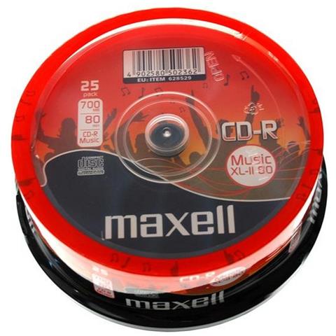 Audio Cd-r 80 Minuti Music Xl2 48x Xlii In Campana Da 25 Pezzi - 628529.40. tw - Foto 2