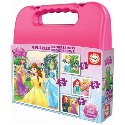 Puzzle Educa 12 16 20 25pzas Princesas Disney - Foto 4