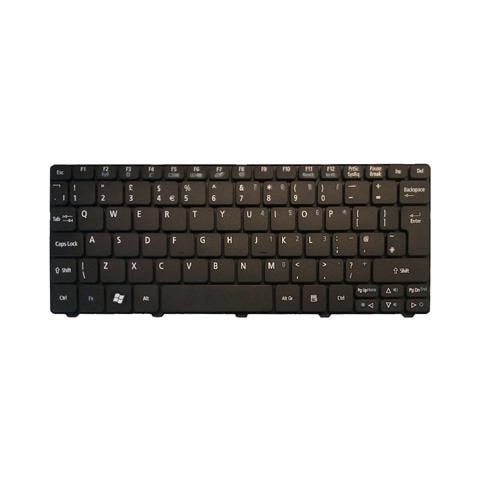 KB. I100A. 075, Keyboard, , Aspire One 521, Aspire One 522, Aspire One 533, Aspire One D255, Aspire One D257, Aspire One D260, A, Nero - Foto 1