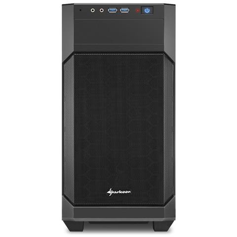 Case PC V1000 Tower Micro-ATX / Mini-ITX 2 Porte USB 3.0 Colore Nero - Foto 2