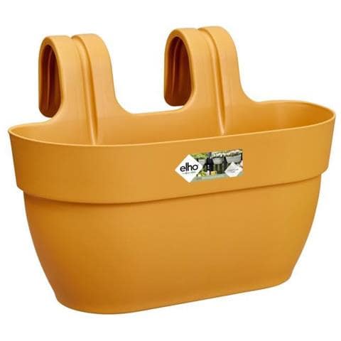 Vaso Da Fiori - Vibia Campana Easy Hanger Medium - Giallo Miele - Balcone Esterno - L 24,1 X P 36 X H 26,5 Cm - Foto 1