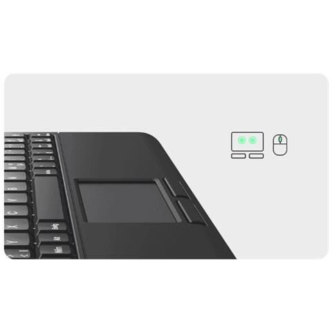 Tastiera Cablato KSK-3210ELU(DE)  (Layout Tedesco) Colore Nero - Foto 2