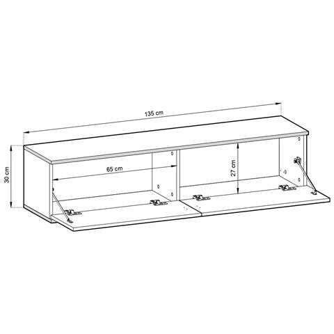 Mobile Porta Tv 135x32x30 Cm - Foto 2
