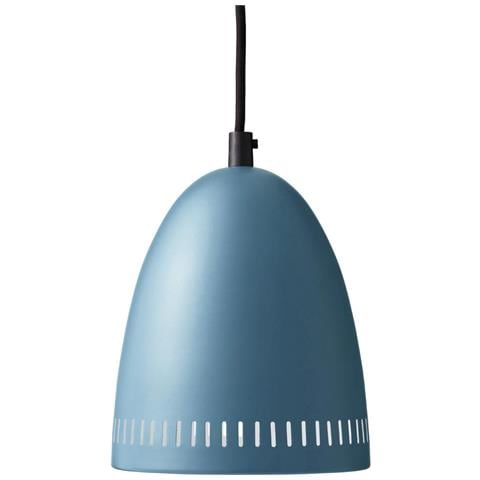 Lampada A Sospensione In Metallo 'dynamo' Piccola Blu Fumo Opaco - Foto 1
