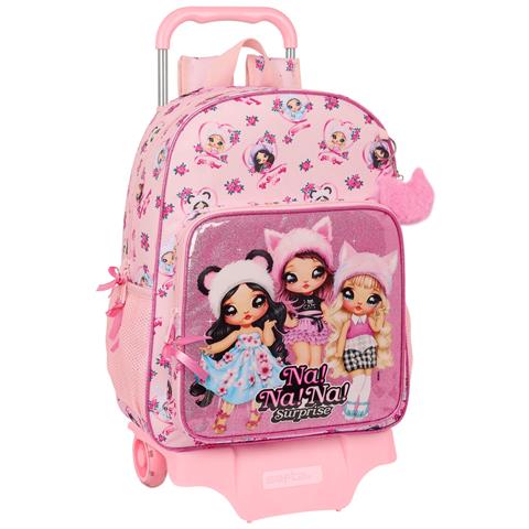 Trolley Per La Scuola Na!na!na! Surprise Fabulous Rosa 33 X 42 X 14 Cm - Foto 1