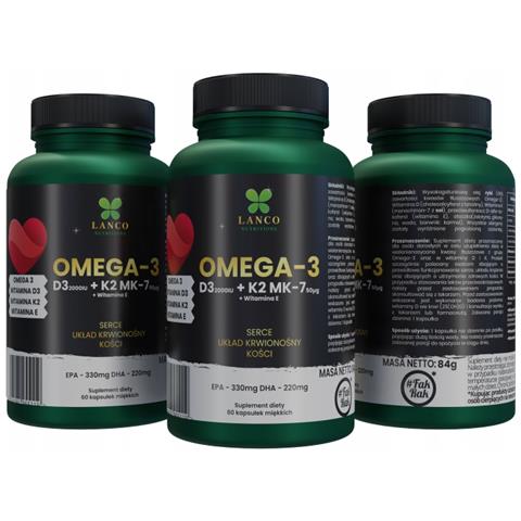 Omega 3 + D3 + K2 Acidi Omega-3 Capsule 60 Pz. - Foto 1