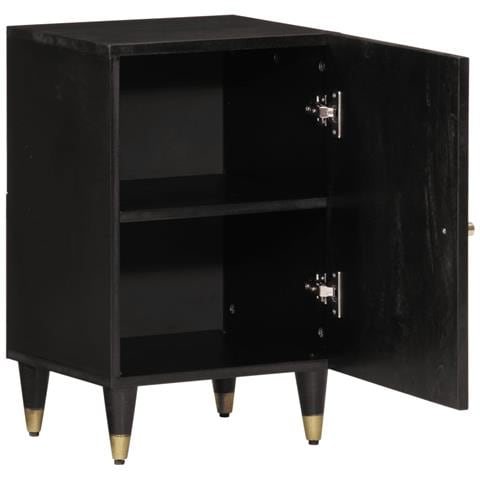 Mobile Da Bagno 38x33x58 Cm In Legno Massello Di Mango - Foto 2