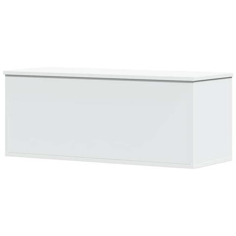 Contenitore Portaoggetti Bianco 90x35x35 cm in Truciolato - Foto 1