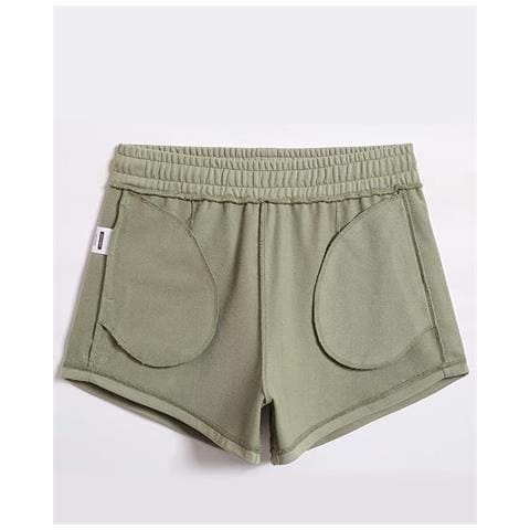 Pantaloncini Corti Della Tuta Da Ginnastica Da Donna Verde M - Foto 4