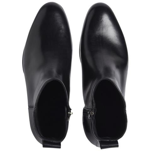 Ankle Boot 55 Stivaletti Pelle Scarpe Donna Nero Eu 36, Hw0hw02095 Beh - Foto 3