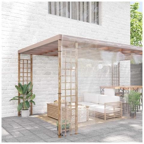 Telone Trasparente con Occhielli 8x8 m in PVC - Foto 2